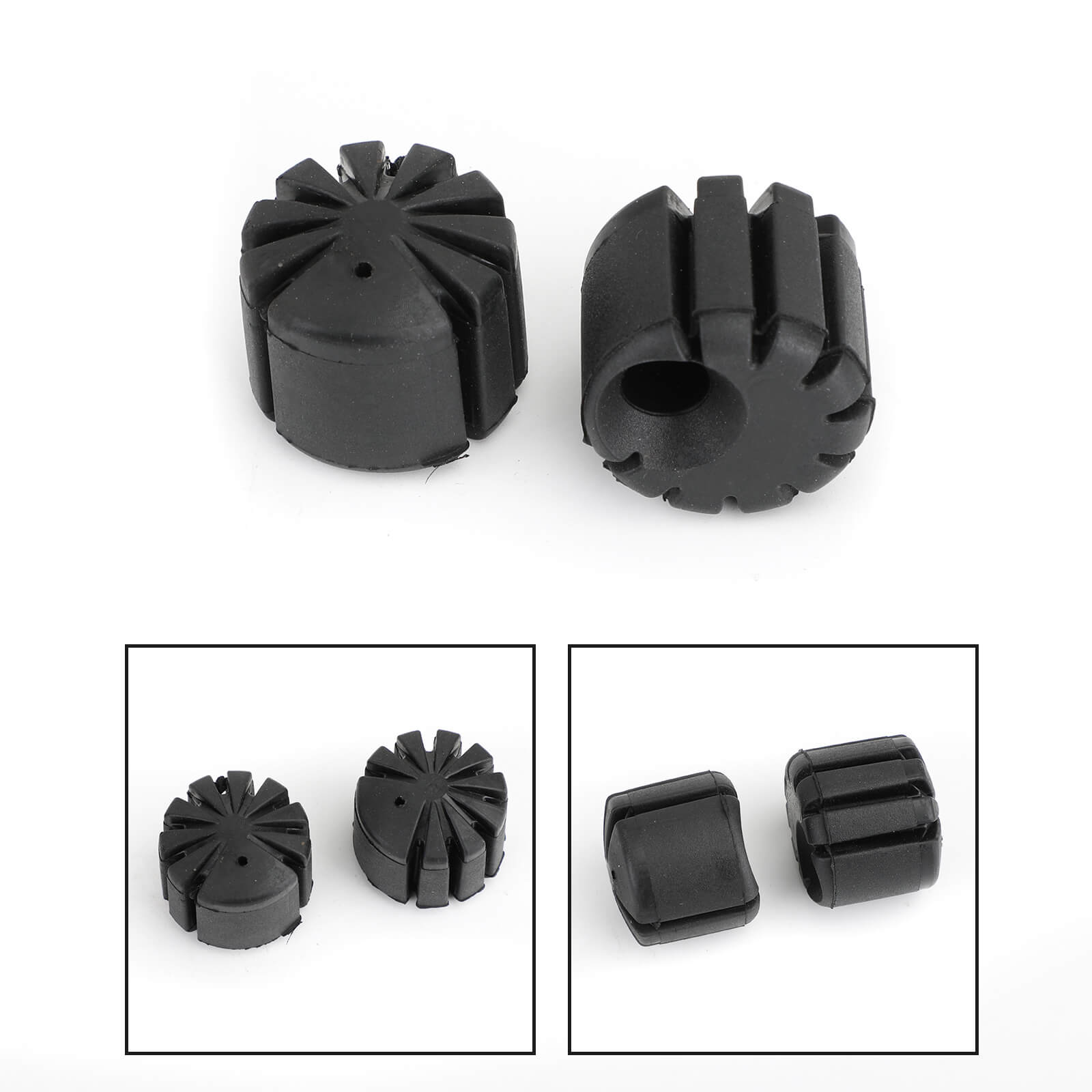 BMW R1200RT R1200GS LC ADV K1600GT R1250RT R1250GS 2 X Kit de descenso inferior de sillín de asiento de motocicleta de goma