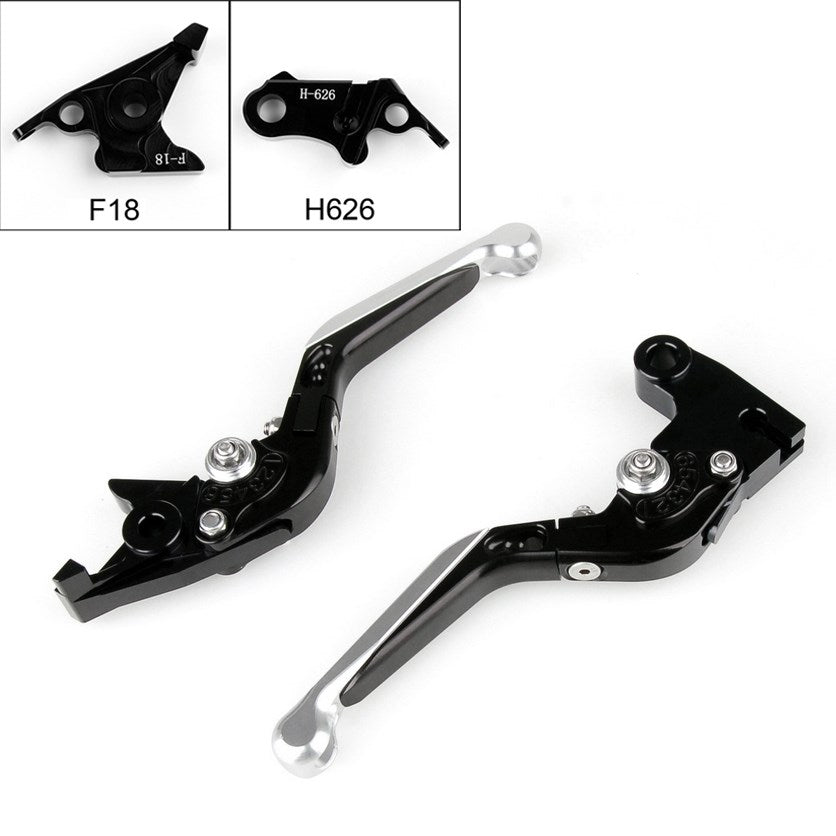 Palancas de embrague de freno extensibles plegables ajustables para Honda CBR CB VTX1300 NC700