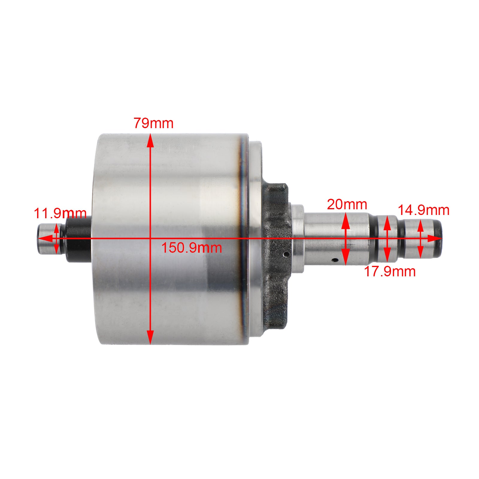 11-13 Yamaha FZ8 (RN25) FZ8-N Fazer 800 (RN25) FZ8-S ABS (RN25) FZ8-N ABS (RN25) Statotor setrvačníkem