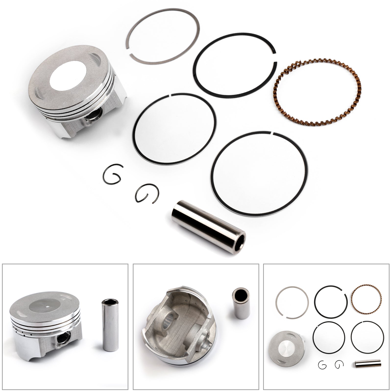 Zuiger 65,50 mm ue XL200 Honda XR200 XR200R 13011-446-811 Kit 1980-2002 FITS STD Generiek