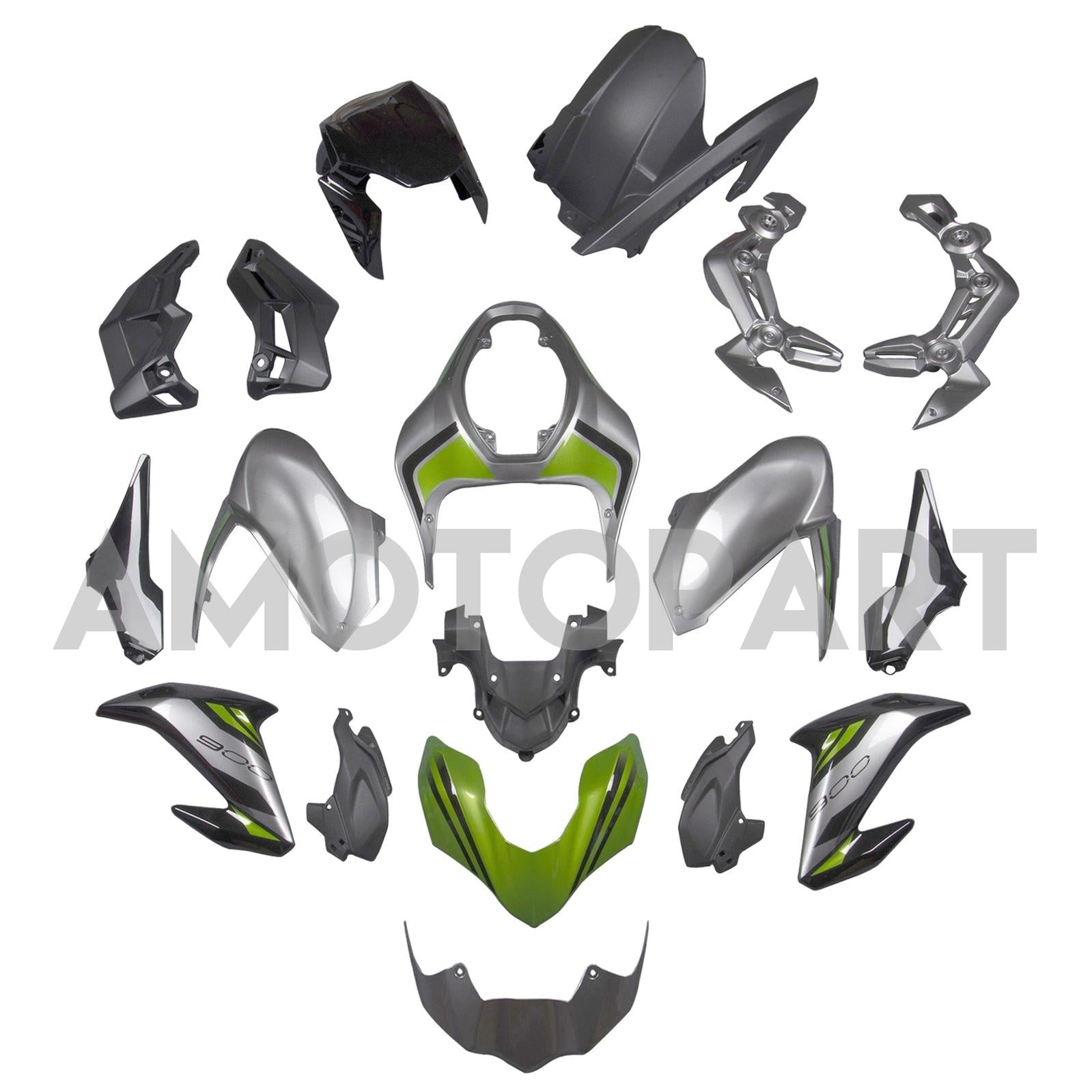 Amotopart Fairings Kawasaki Z900 2017-2019 Fairing Kit