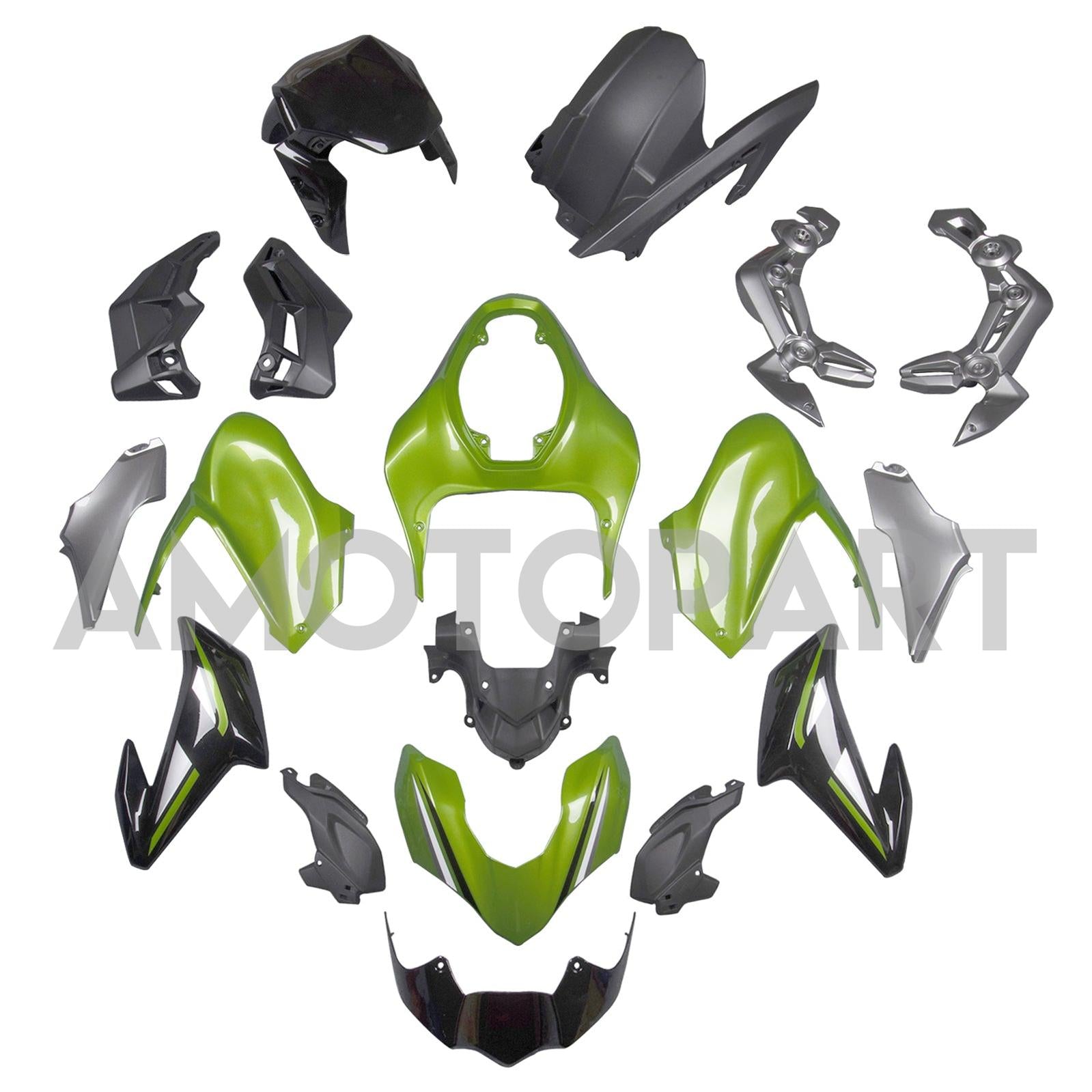 Amotopart Fairings Kawasaki Z900 2017-2019 Fairing Kit