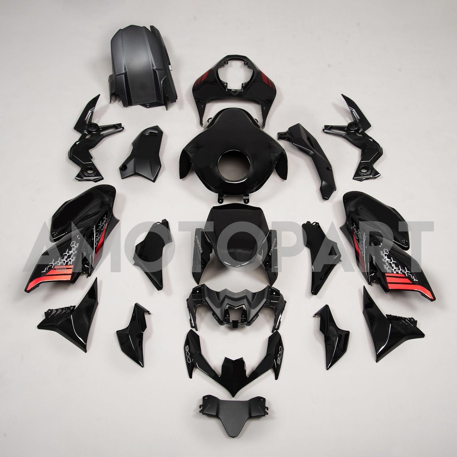 Amotopart Fairings Kawasaki Z900 2020-2024 Kit