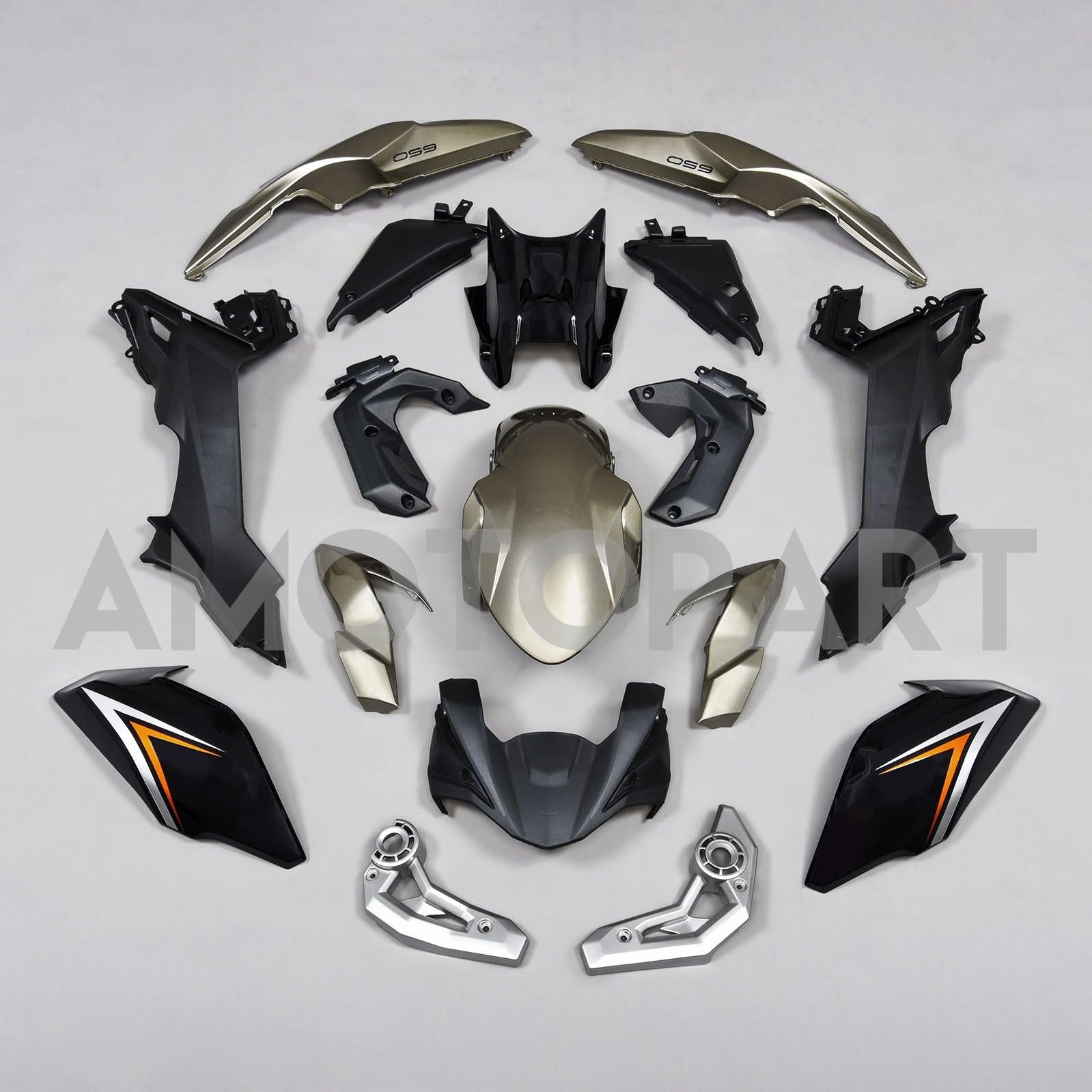 Fairings Amotopart Kawasaki Z650 Kit 2017-2019