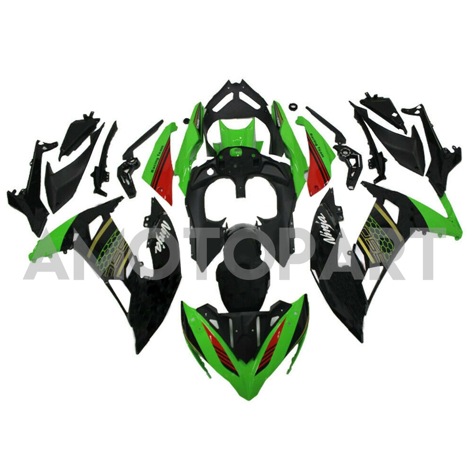 Amotopart Fairing Ninja650 EX650 2017-2019 Kit