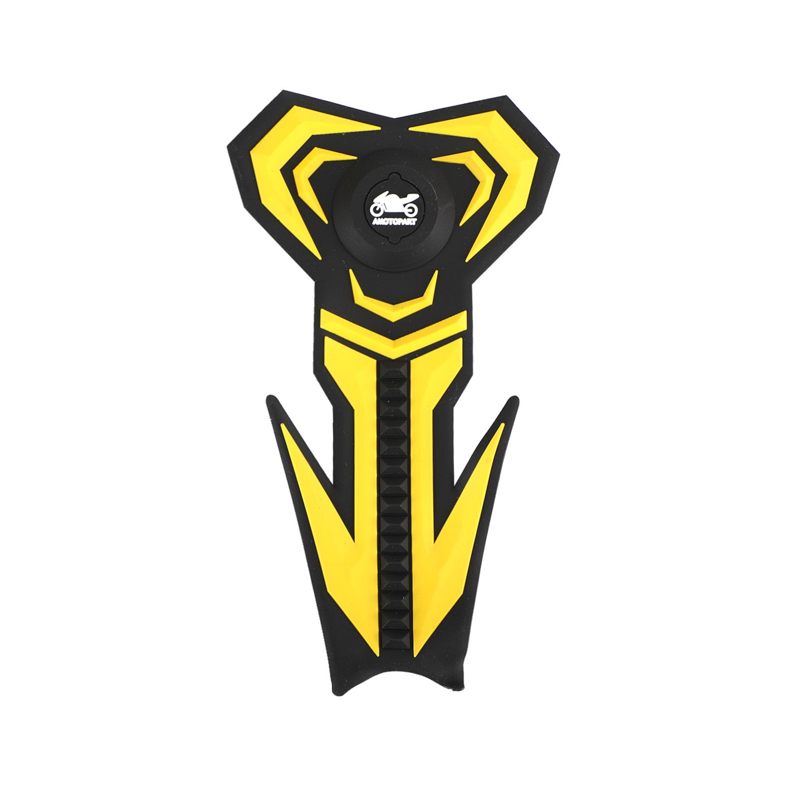 Protector de almohadilla de tanque de gasolina de Gel de goma para motocicleta 3D, calcomanía y pegatina Tankpad