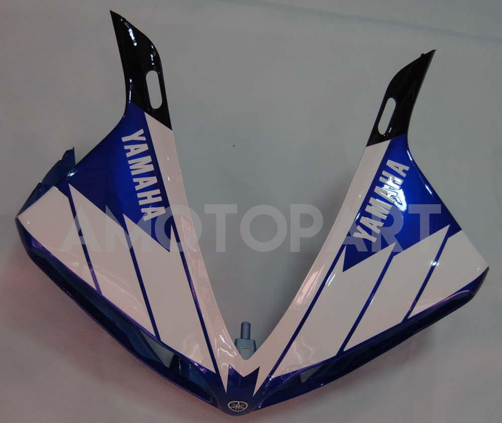Amotopart 2009-2011 Yamaha R1 Fairing Blue&White Kit