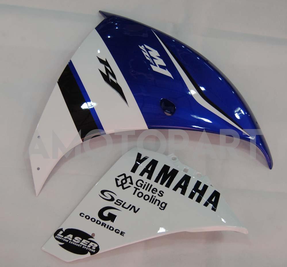 Amotopart 2009-2011 Yamaha R1 Fairing Blue&White Kit