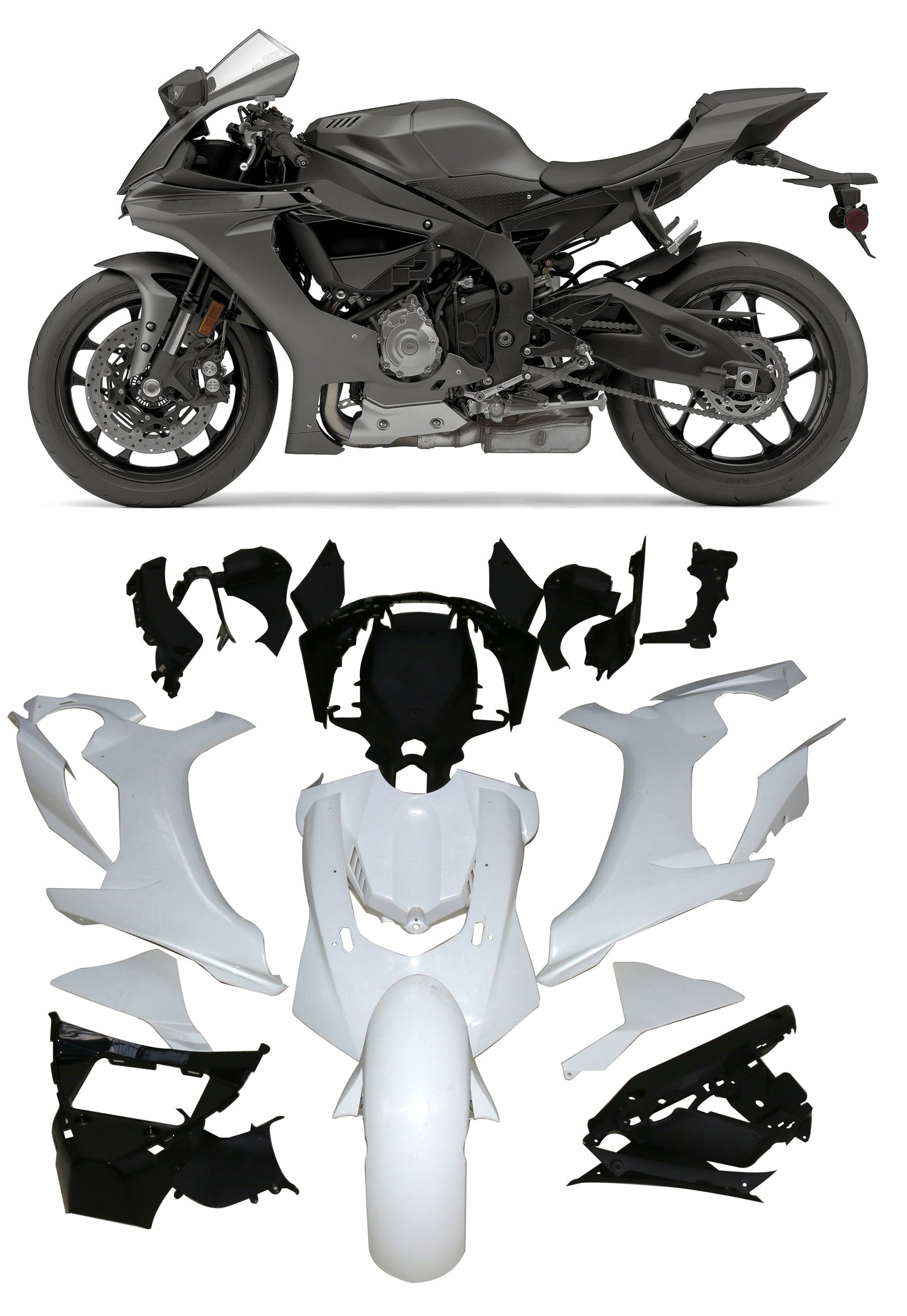 Amotopart Yamaha YZF 1000 R1 2015-2019 Fairing Kit