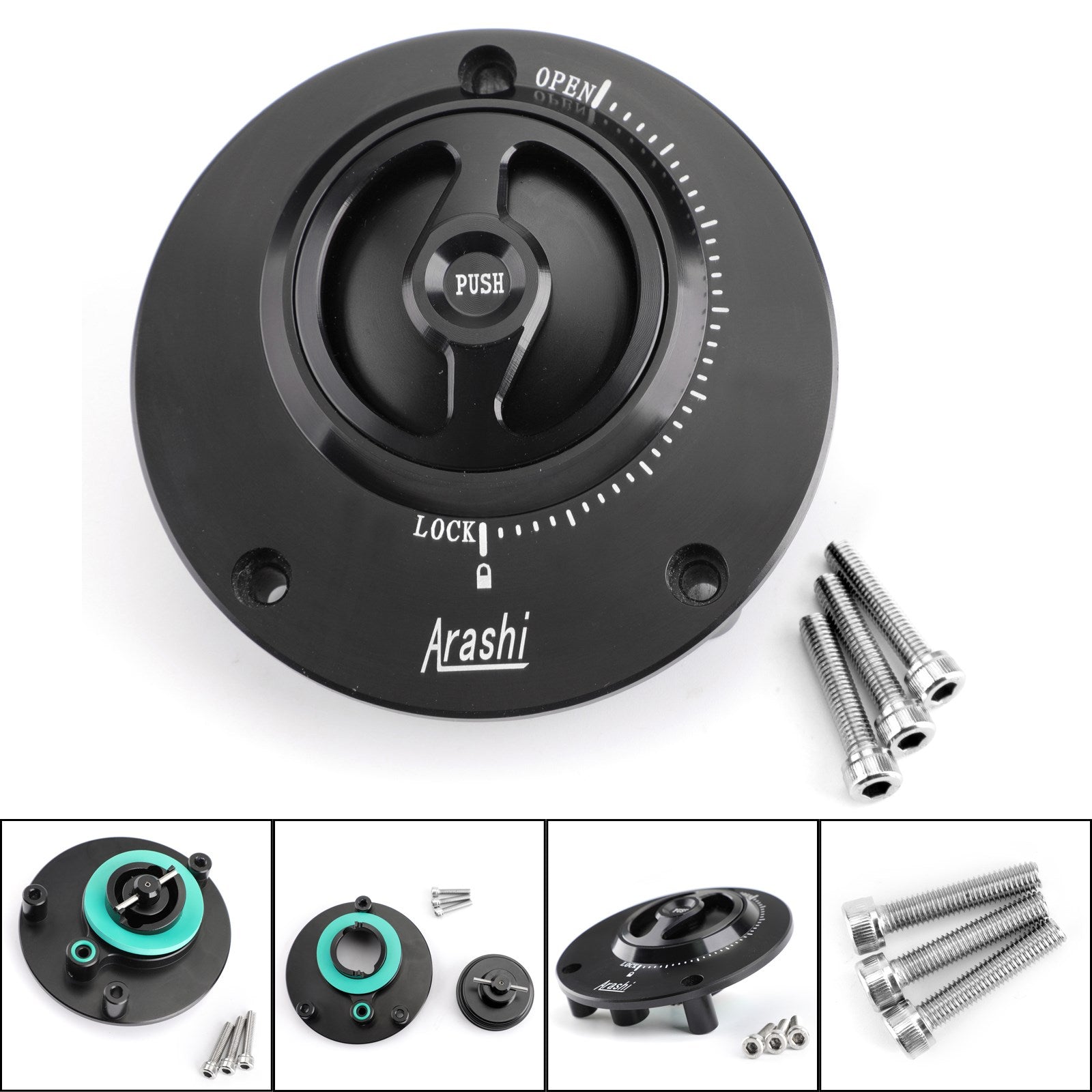 NIEUWE BLAUWE BRANDSTOF GAS TANK CAP FAIT VOOR YAMAHA YZF R1 R1M 04-17 YZF R6 03-16