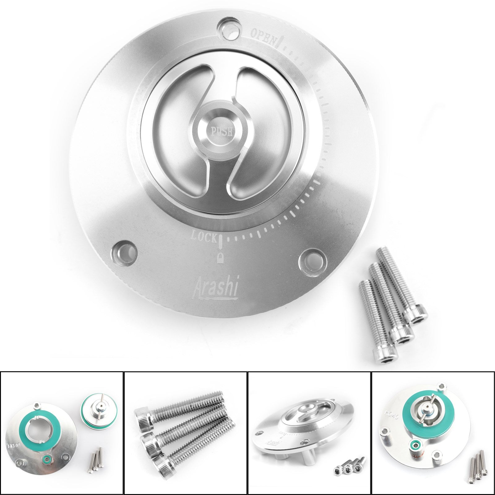 NIEUWE BLAUWE BRANDSTOF GAS TANK CAP FAIT VOOR YAMAHA YZF R1 R1M 04-17 YZF R6 03-16