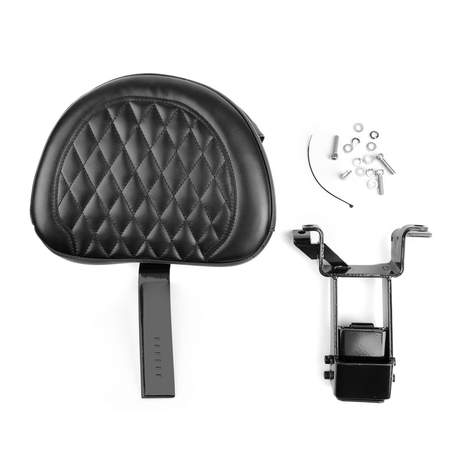 Backrest del conductor enchufable + Kit de montaje para el Chieftain Roadmaster indio 14-23 BLK Generic