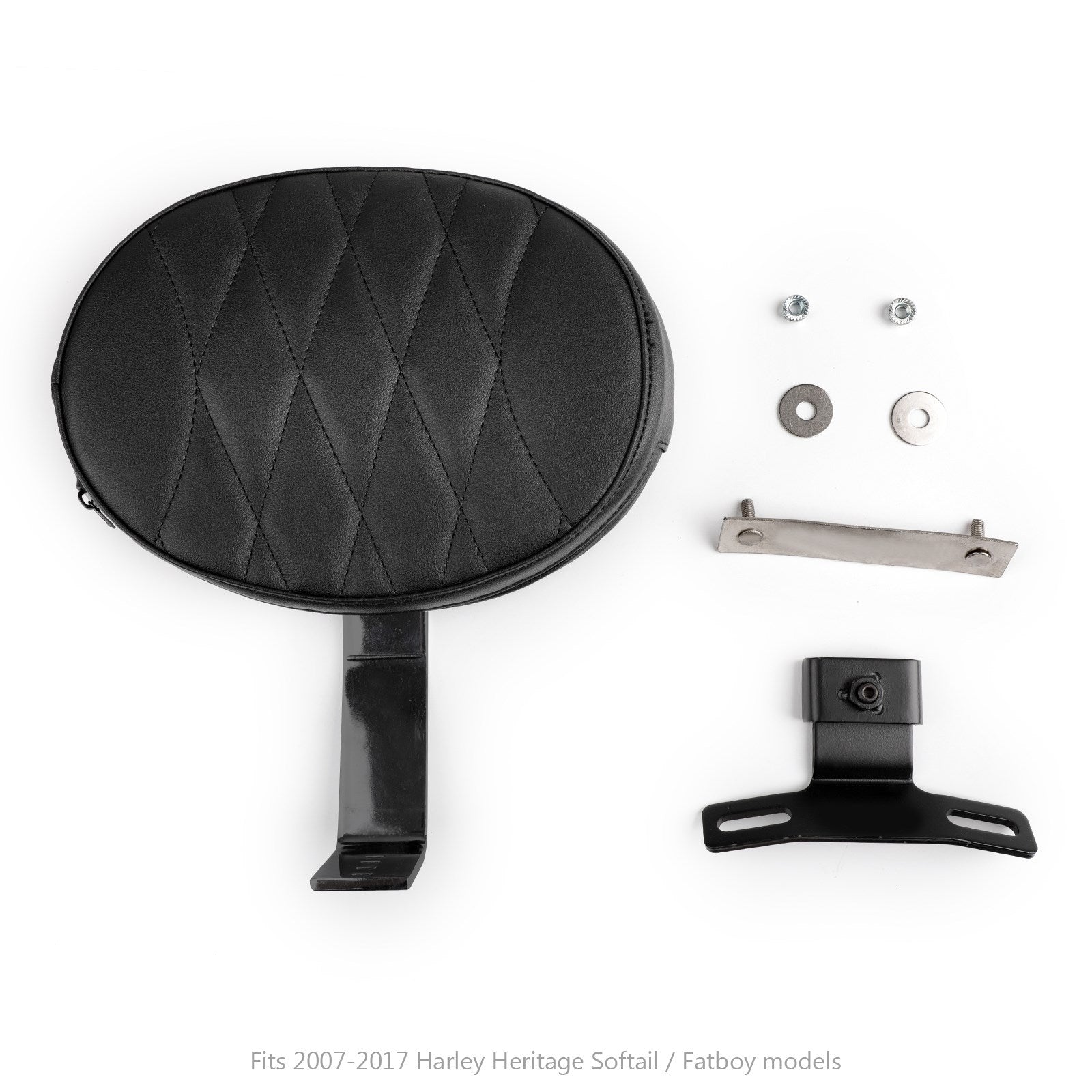 運転席用 ライダーバックレスト バックレスト ファットボーイ ヘリテージ ソフテイル 07-17 汎用