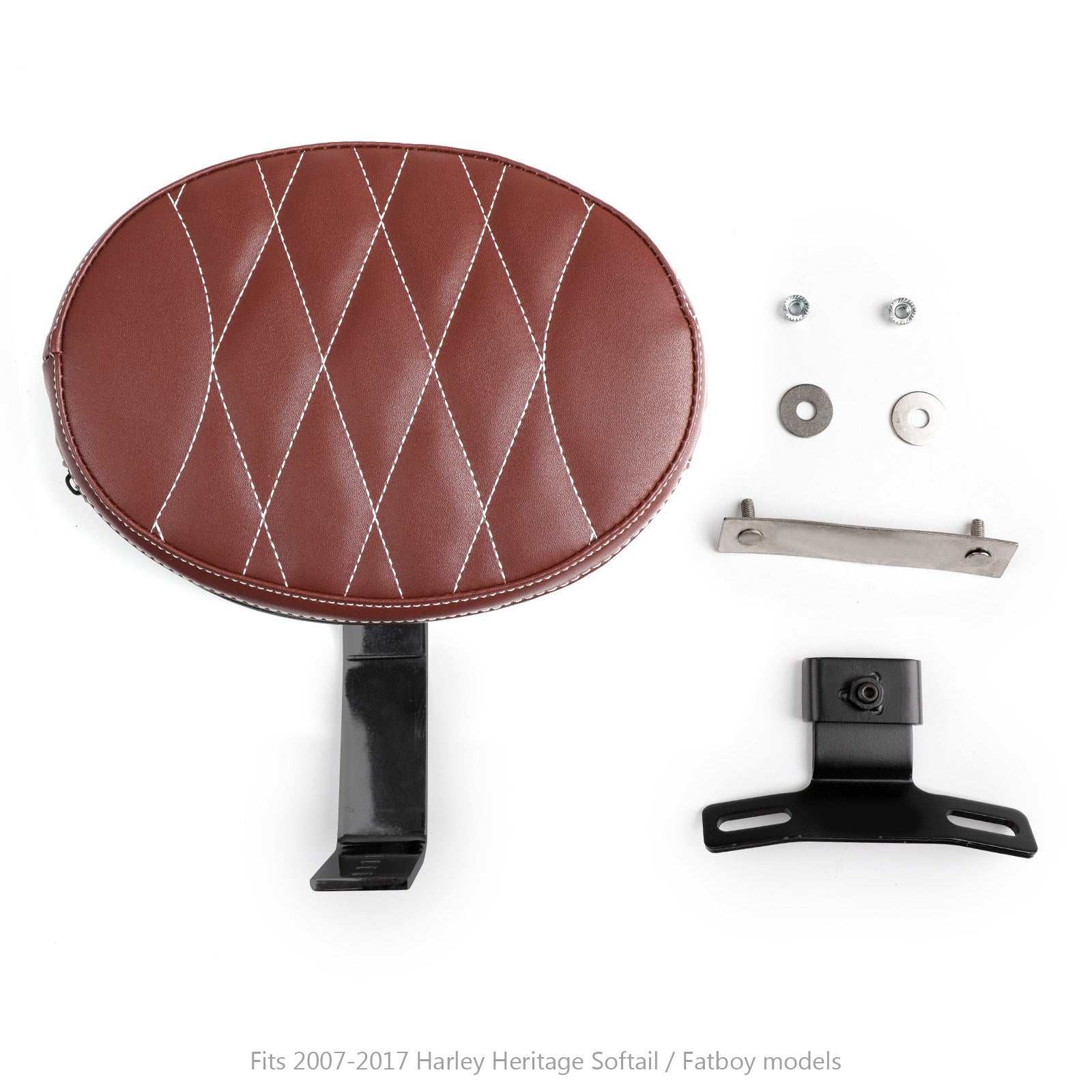 運転席用 ライダーバックレスト バックレスト ファットボーイ ヘリテージ ソフテイル 07-17 汎用