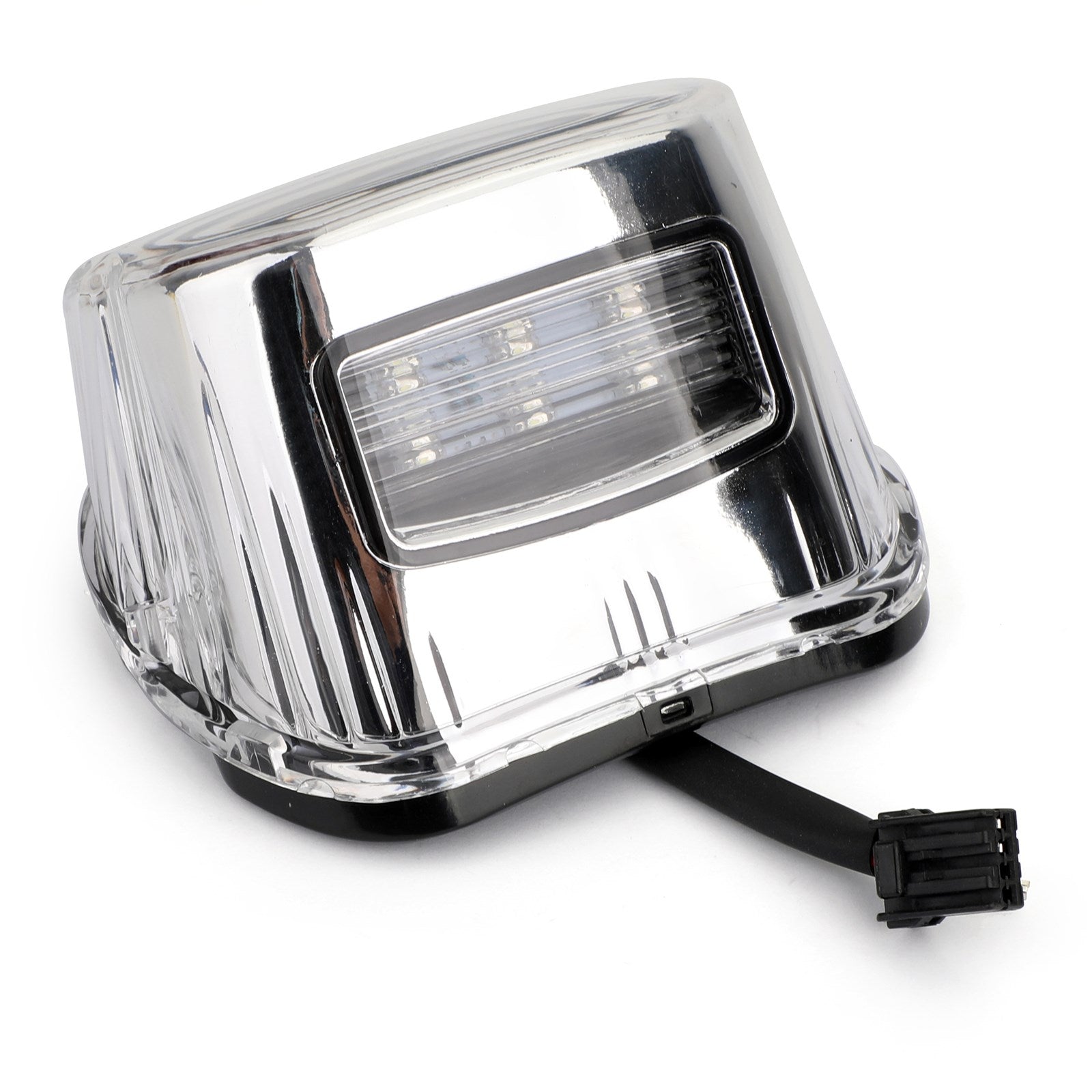 Red LED Tail Brake Light Lamp For Road King Glide Touring Black