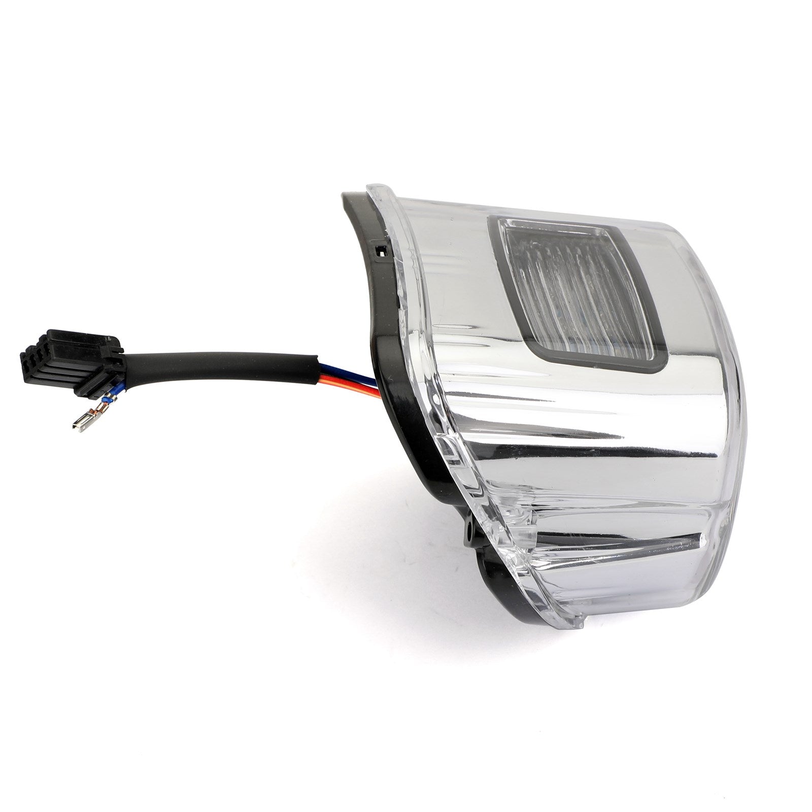 Red LED Tail Brake Light Lamp For Road King Glide Touring Black