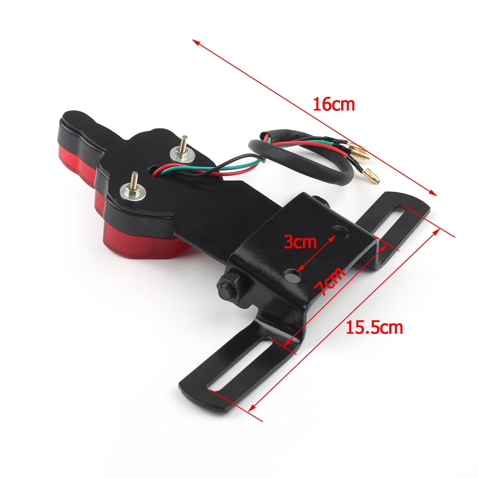 Medelfingret ledde bromssträngslampan med/tallrik för chopperbobber