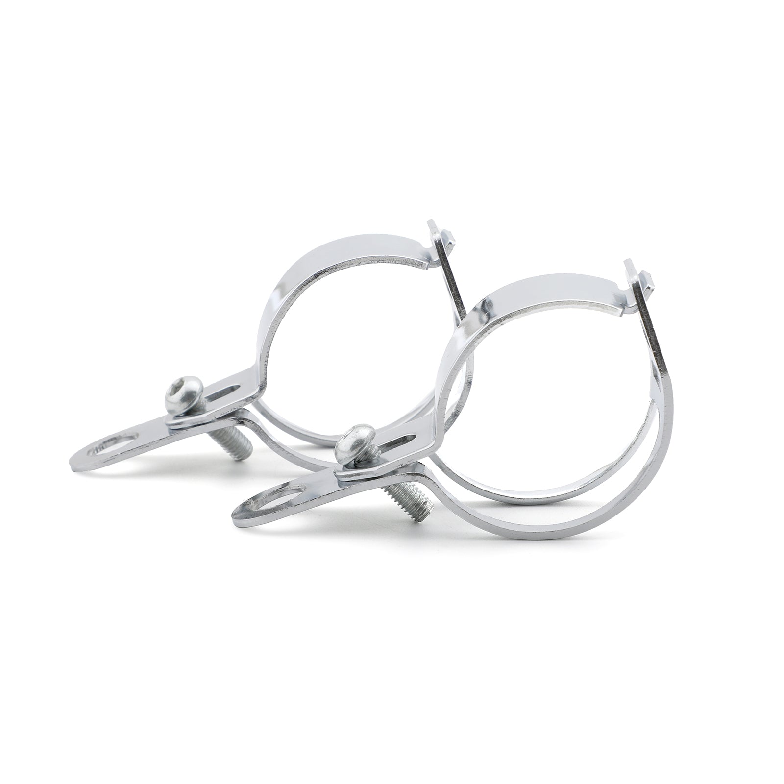 41-51 mm Universal Turn Signal Light Mount Bracket Holders Chrome