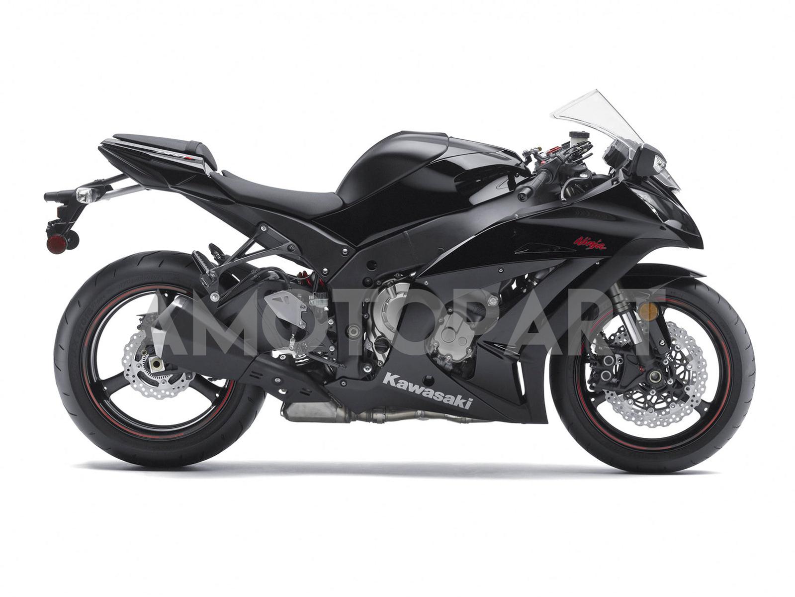 Amotopart 2011-2015 Kawasaki ZX10R Verkleidung G-Black Kit