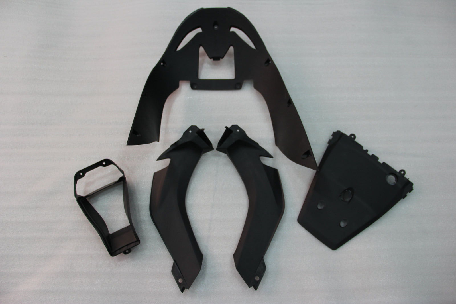 Amotopart 2011-2015 Kawasaki ZX10R Fairing White & Red Kit