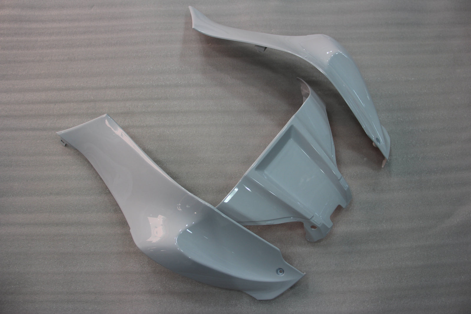 Amotopart 2011-2015 Kawasaki ZX10R Fairing White & Red Kit