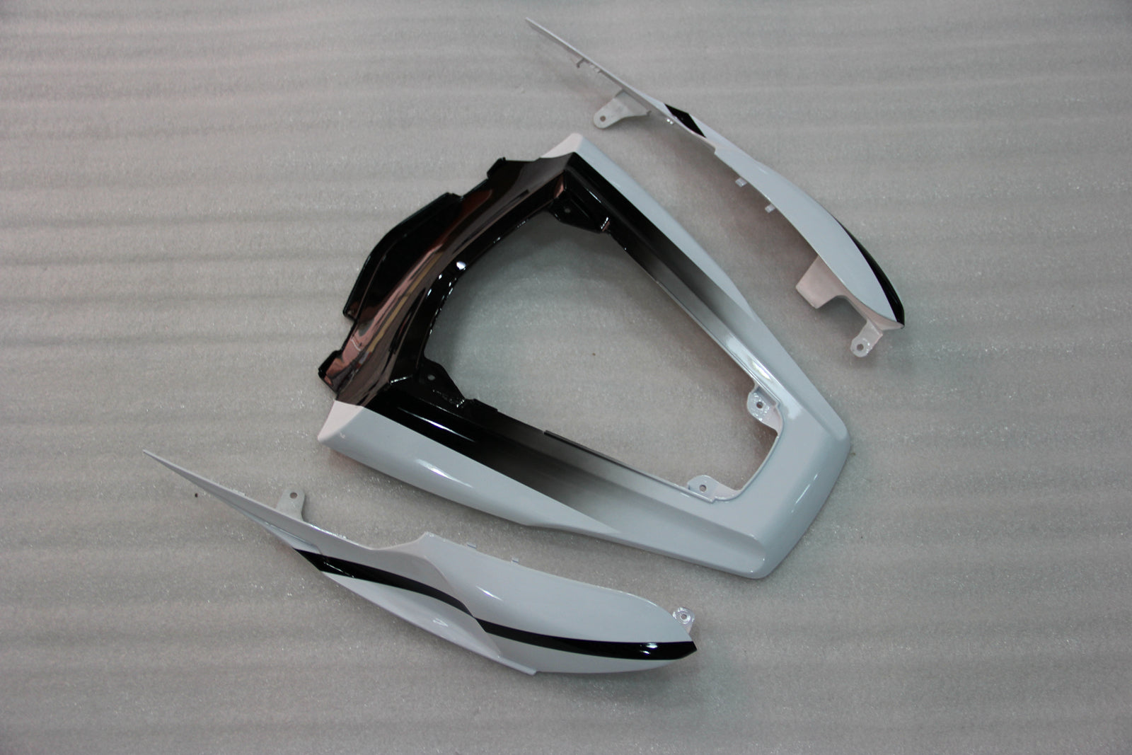 Amotopart 2011-2015 Kawasaki ZX10R Fairing White & Red Kit