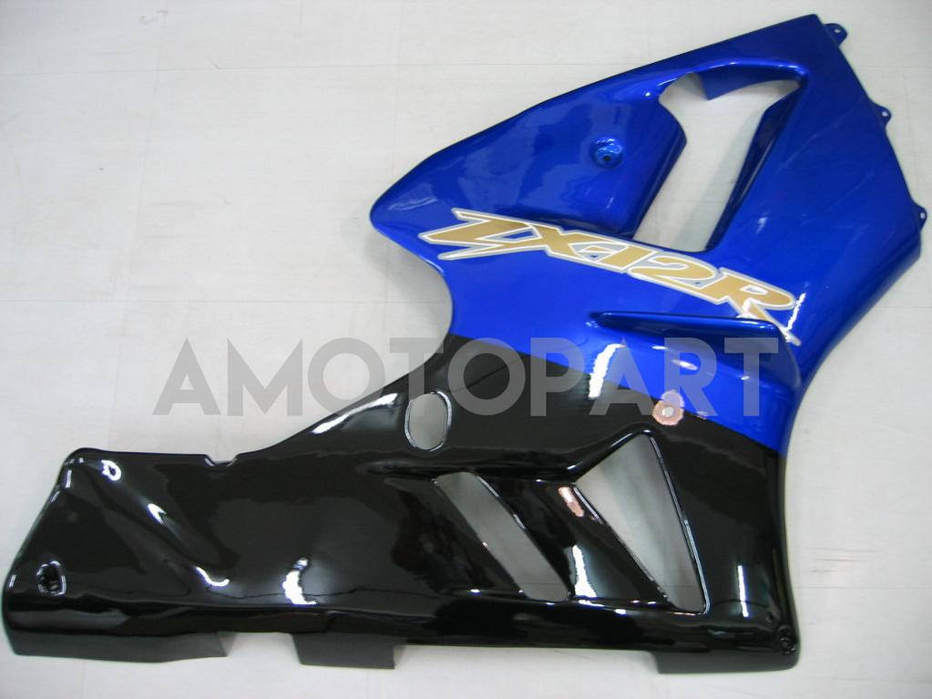 Amotopart 2002-2005 Kawasaki ZX12R Verkleidung Blue Kit