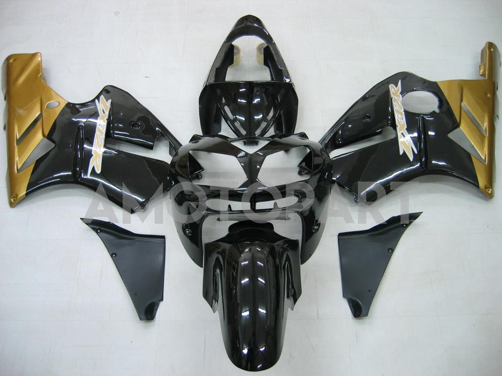 AMOTOPART 2002-2005 KAWASAKI ZX12R FAIRING G-BLACK & GOLD KIT