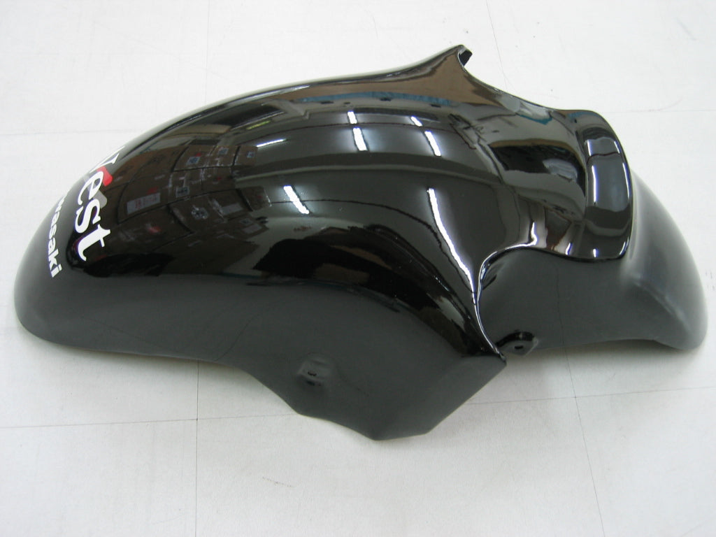 Amotopart 2002-2005 Kawasaki ZX12R Kit de carenado G-Negro y blanco