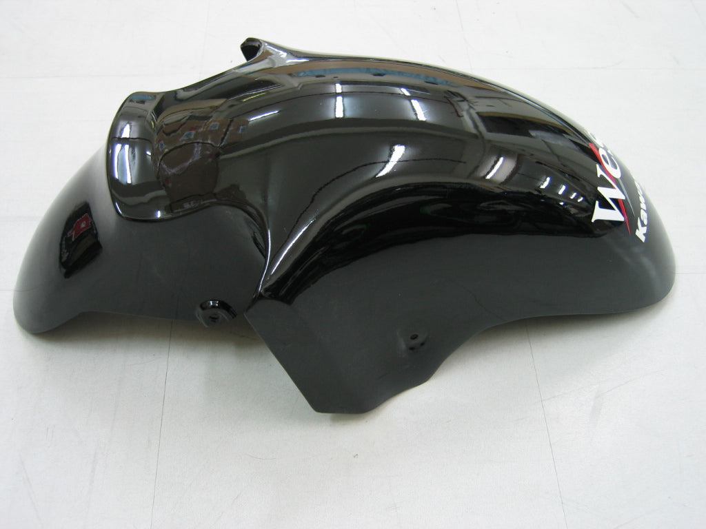 Amotopart 2002-2005 Kawasaki ZX12R Kit de carenado G-Negro y blanco