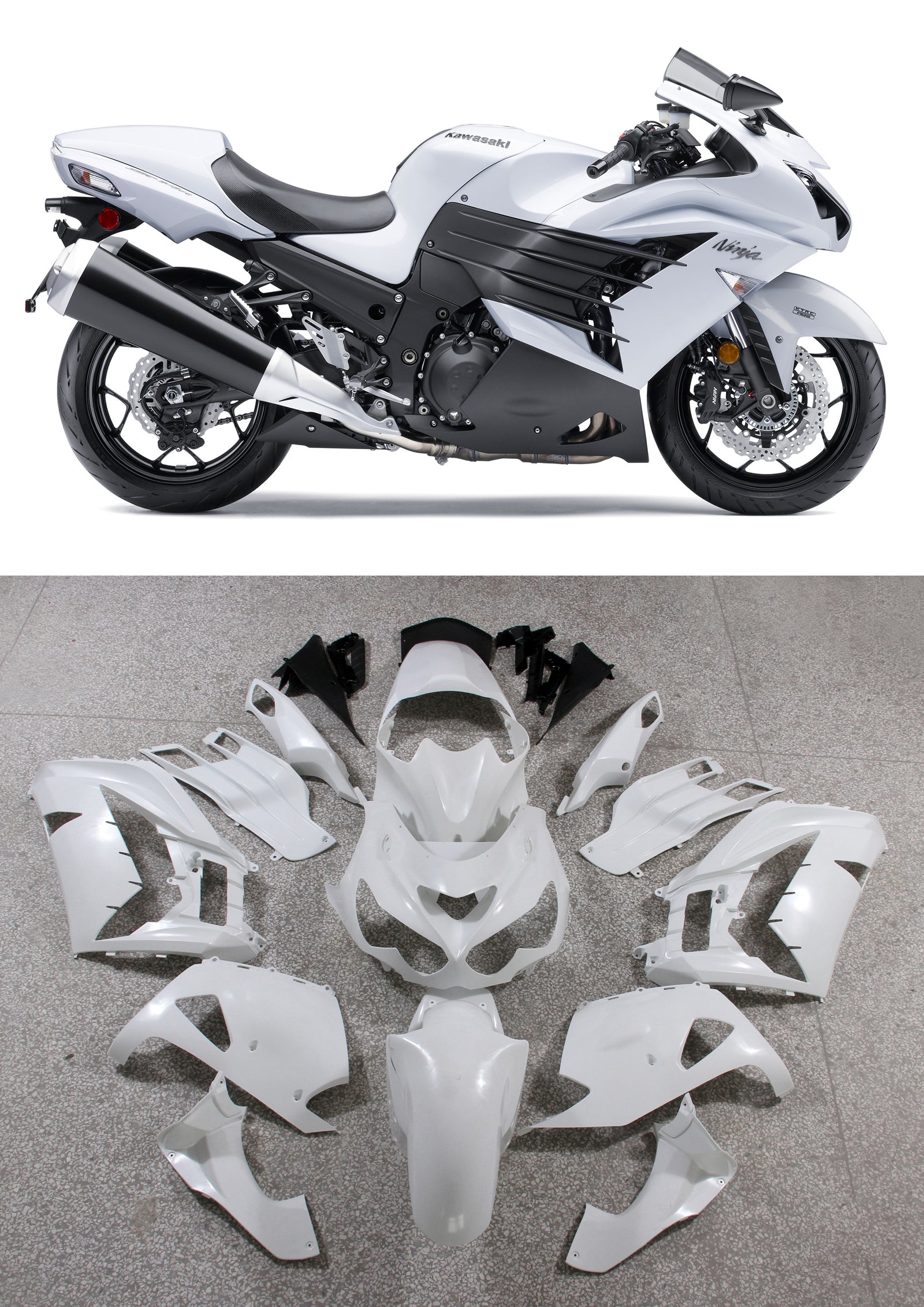 Amotopart Fairings Kawasaki ZX14R (2012-2022) FAIRING KIT
