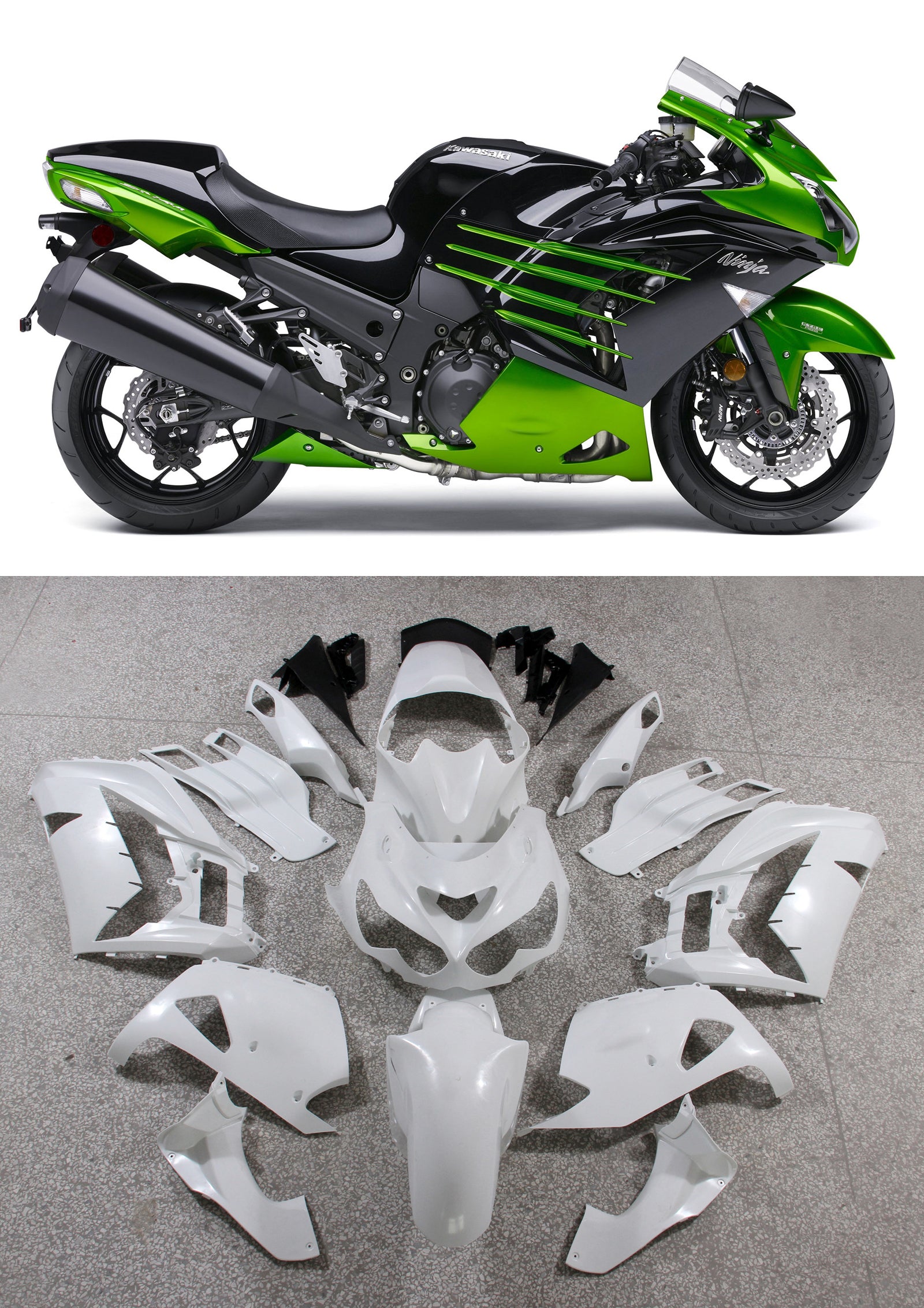 Amotopart Fairings Kawasaki ZX14R (2012-2022) FAIRING KIT