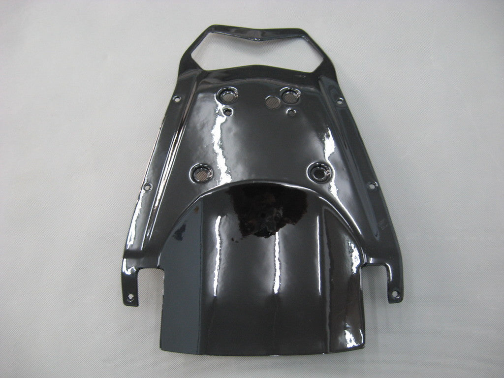 Amotopart 2003–2004 Kawasaki ZX6R Verkleidung, Schwarz&Weißes Kit