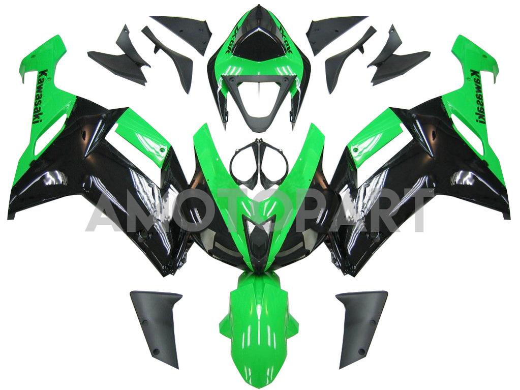 Generic Fit For Kawasaki ZX6R 636 (2007-2008) Bodywork Fairing ABS Injection Molded Plastics Set 13 Style