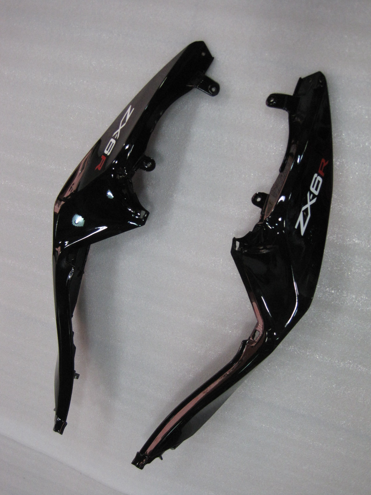 Amotopart 2013-2015 ZX6R Kawasaki Gloss Black Fairing Kit