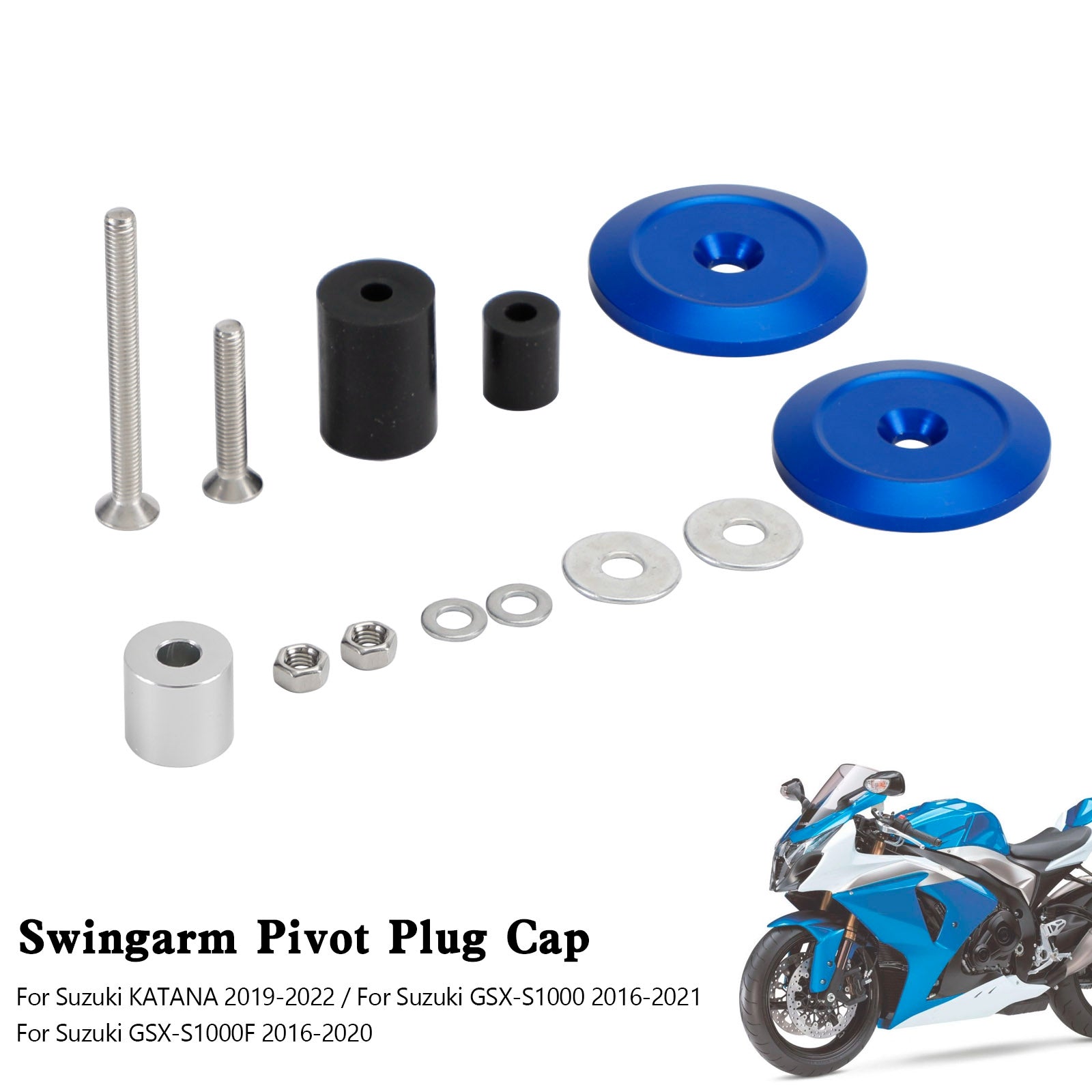 Swingarm Pivot zástrčka pro Suzuki Katana GSX-S1000 GSX-S1000F 2016-2021