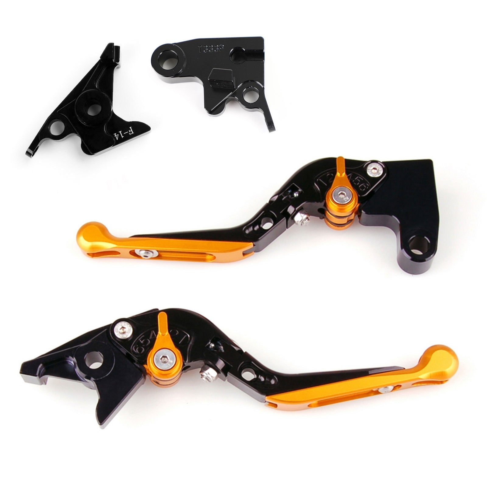 Justerbar koblingsbremsehåndtag til Trident 2022 Bobber 2017-2019 Tiger 800 Generisk