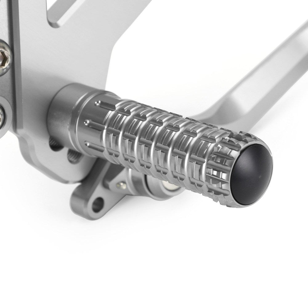 CNC-Aluminium-Fußrastenanlage, Fußrasten, passend für Kawasaki Ninja ZX 25R ZX-25R 2020–2021. Generischer FedEx Express-Versand