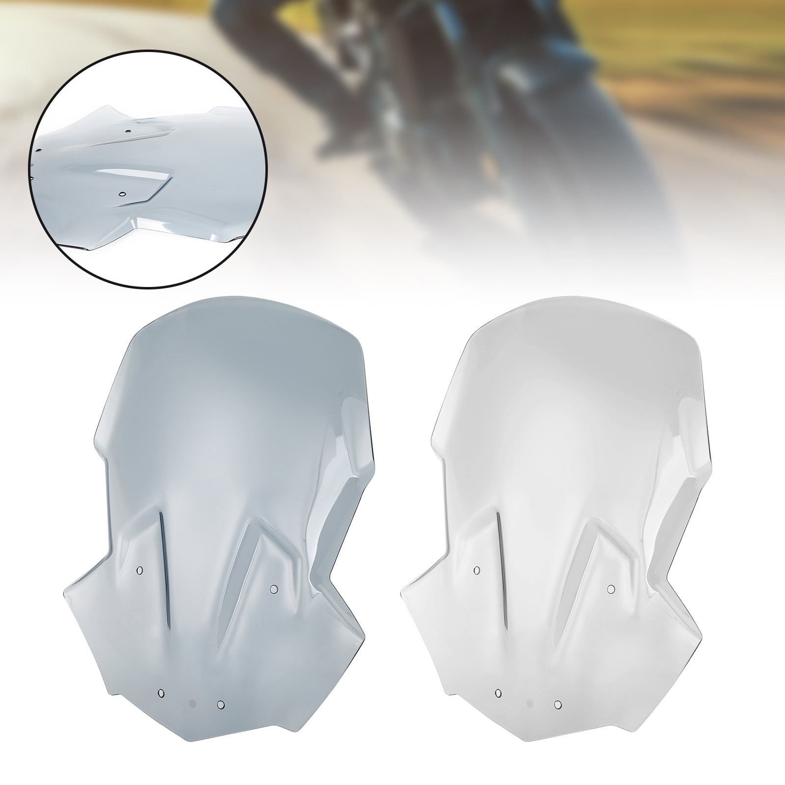 Parabrisas apto para TRIUMPH Tiger 800 XC/XR/XRX/XRT/XCX/XCA 2018-2021 genérico