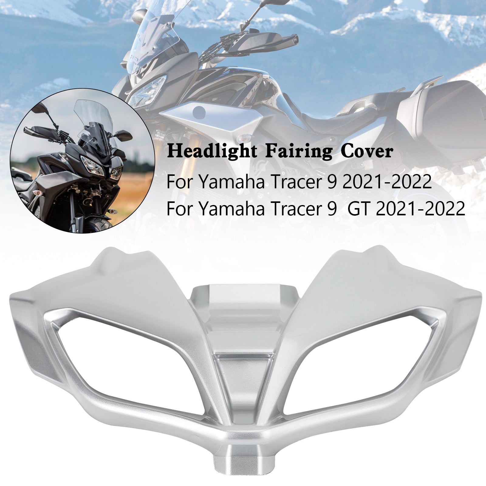 Headlight Fairing Stay Beak Nose Cone For Yamaha Tracer 9 GT 2021-2022