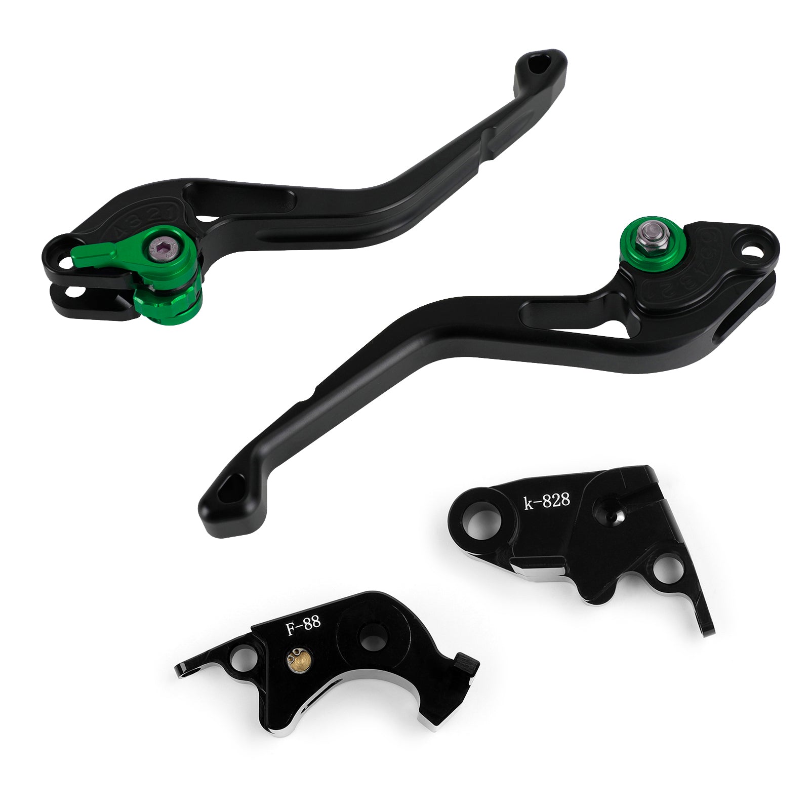 Nouveau levier de frein à embrayage court ajustement pour Kawasaki Z750R Z1000 ZX10R ZX6R/636