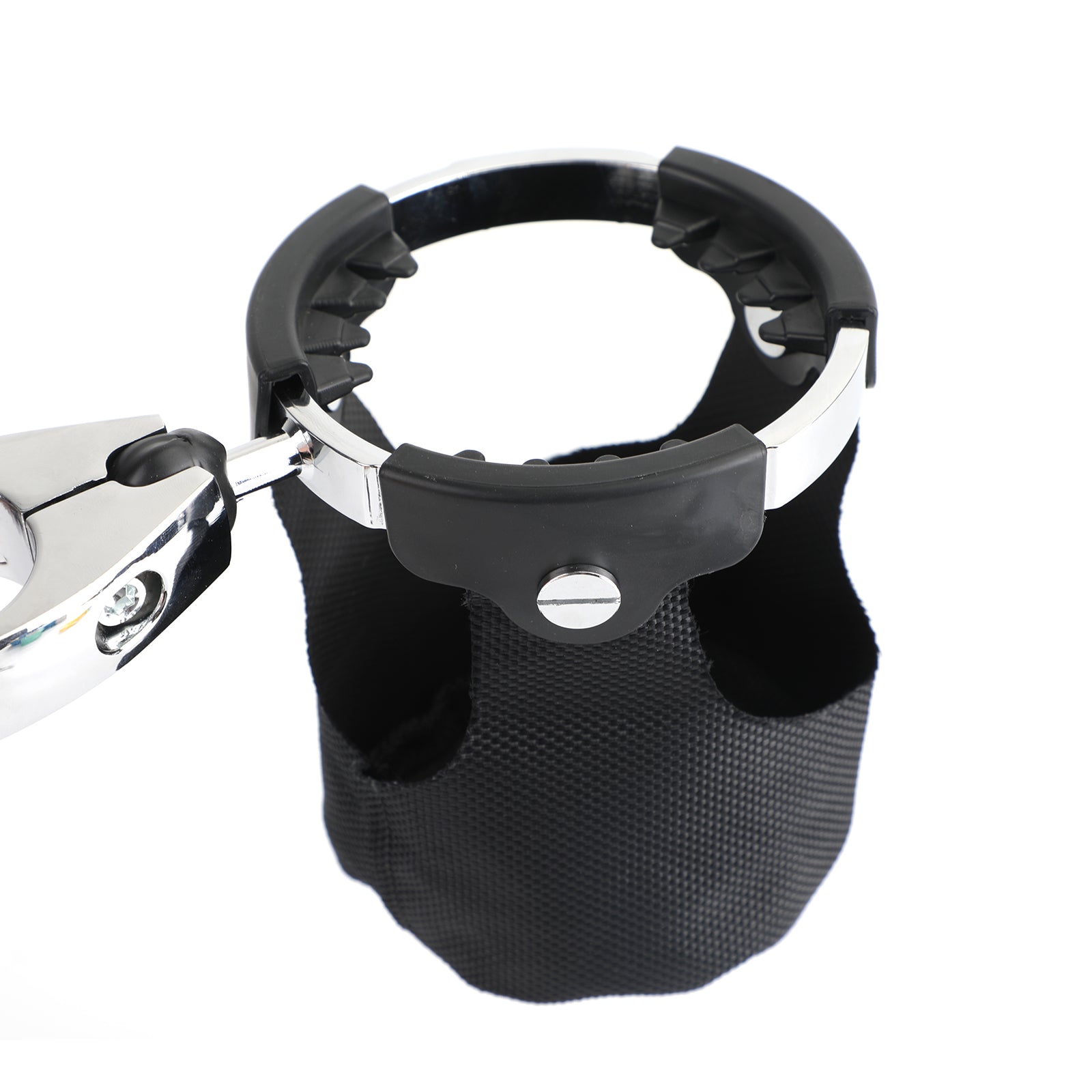 Chrome motorfiets 7/8 inch tot 1 1/4 inch drink bekerhouder met mand Universal