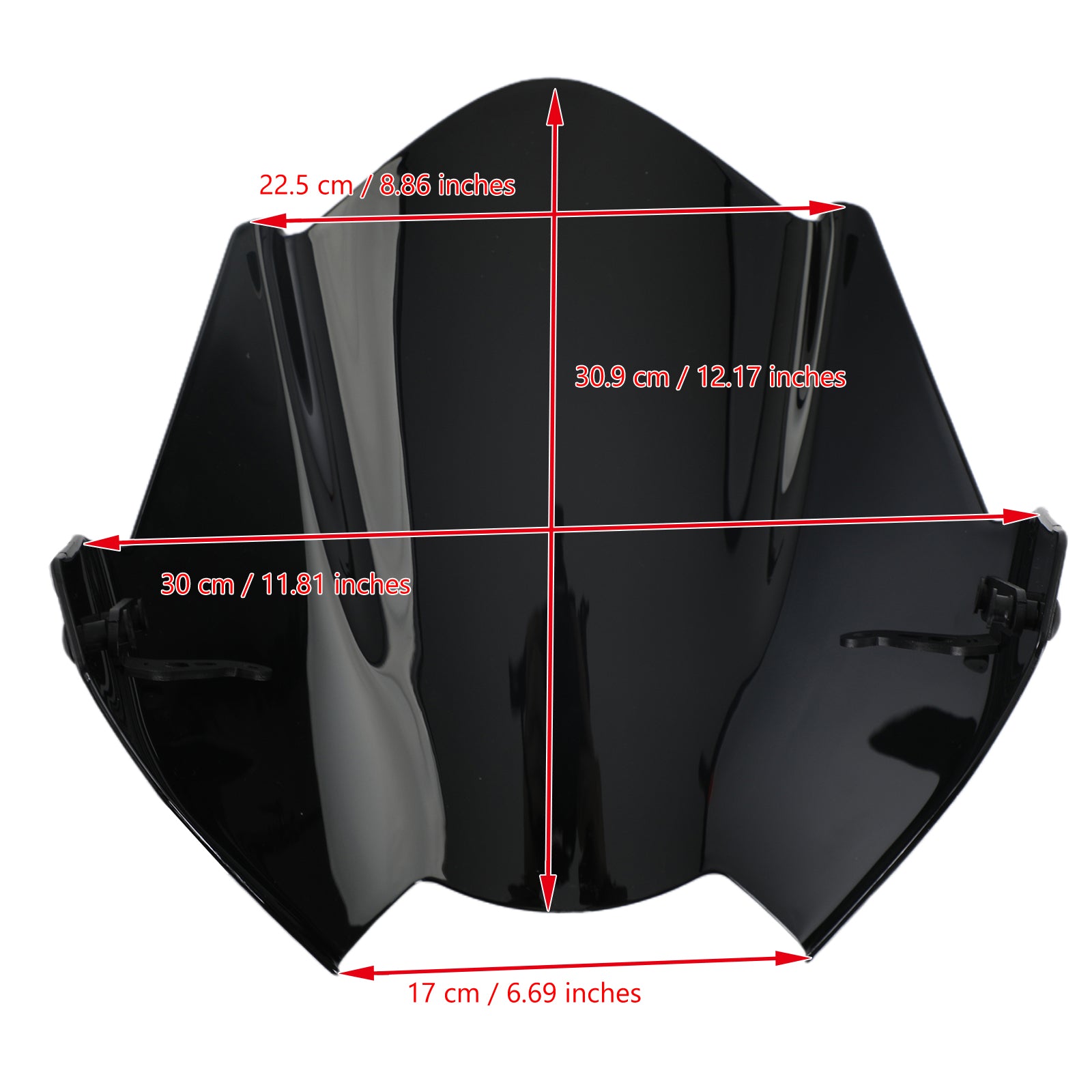 Parabrezza WindScreen adatto per TRIUMPH SPEED TRIPLE 16-20 STREET TRIPLE 17-19 Generico