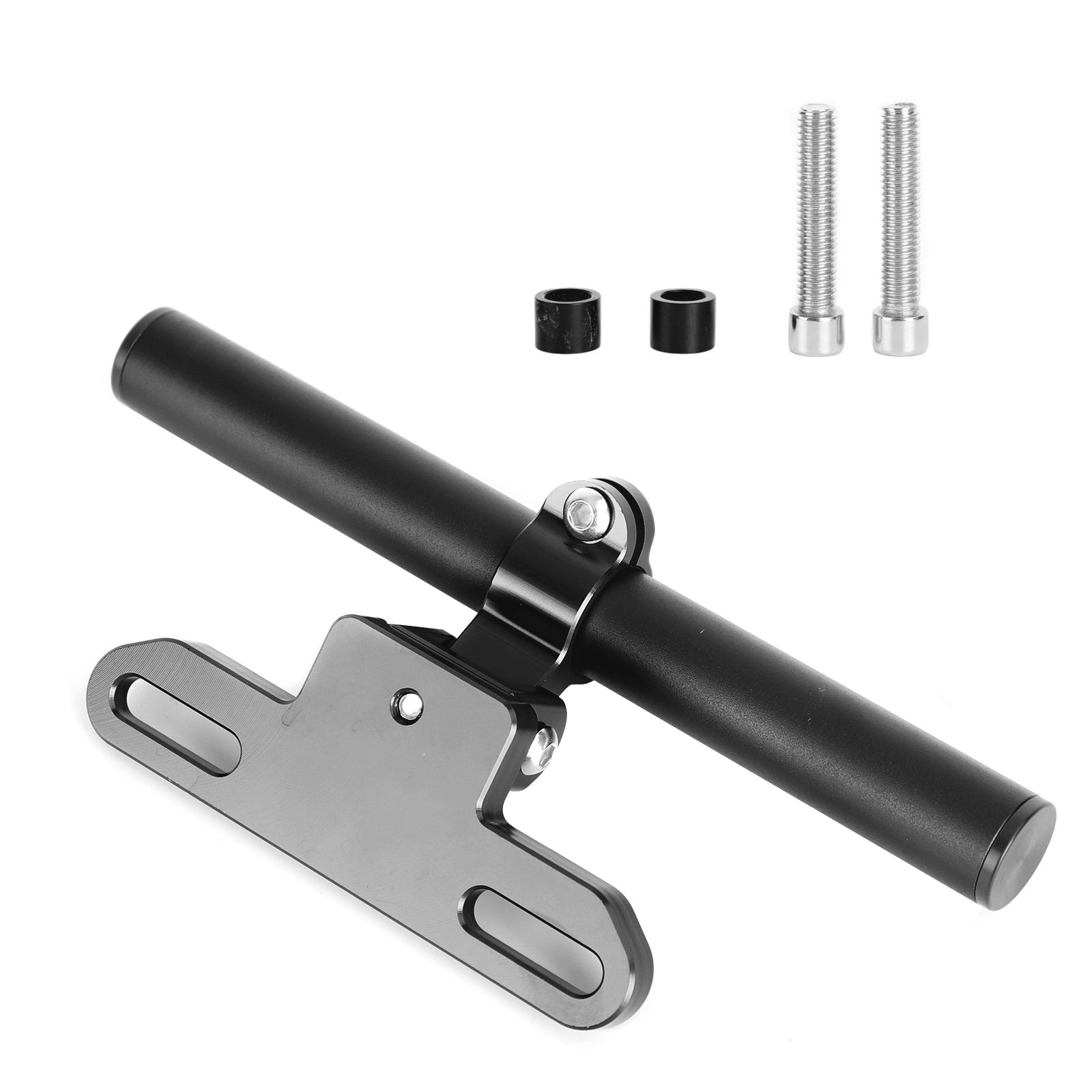 Suporte de extensão GPS Suporte de telefone 22mm universal para motocicleta de motocicleta prata genérica