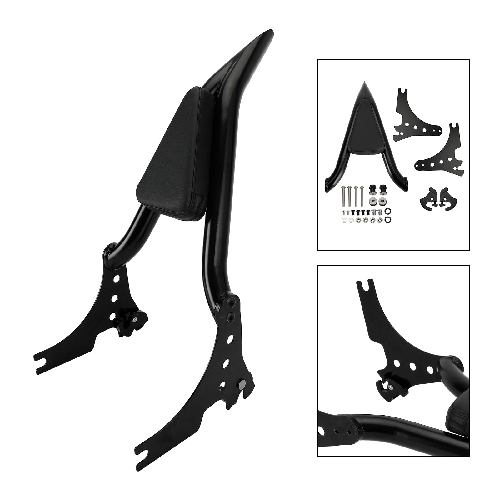 Respaldo del pasajero apto para Sportster XL883 C/R XL1200R XLH883 XLH1200 04-20