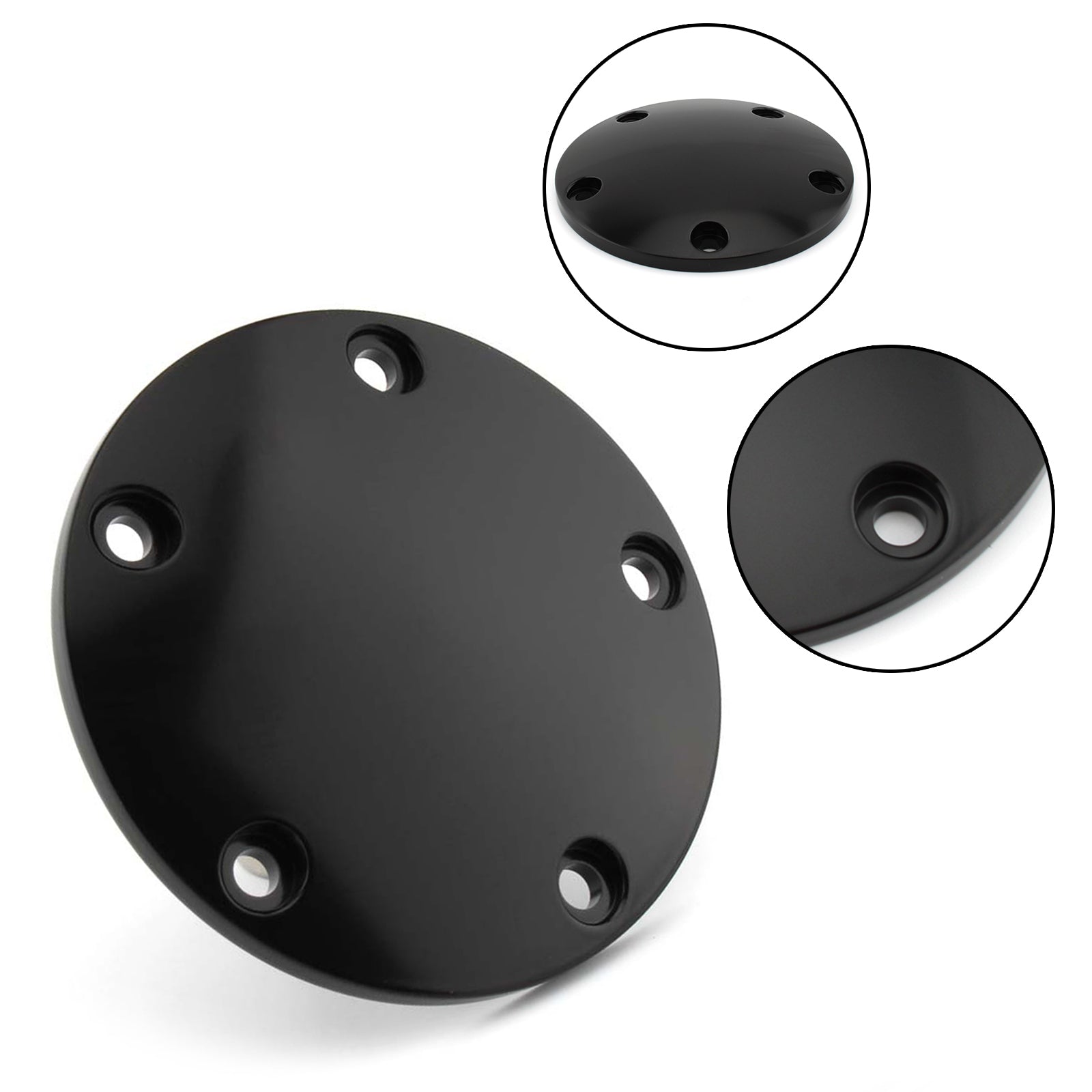 Copertura timer accensione temporizzazione punto bombato per Fltr Electra Glide Dyna Fxst cromato generico