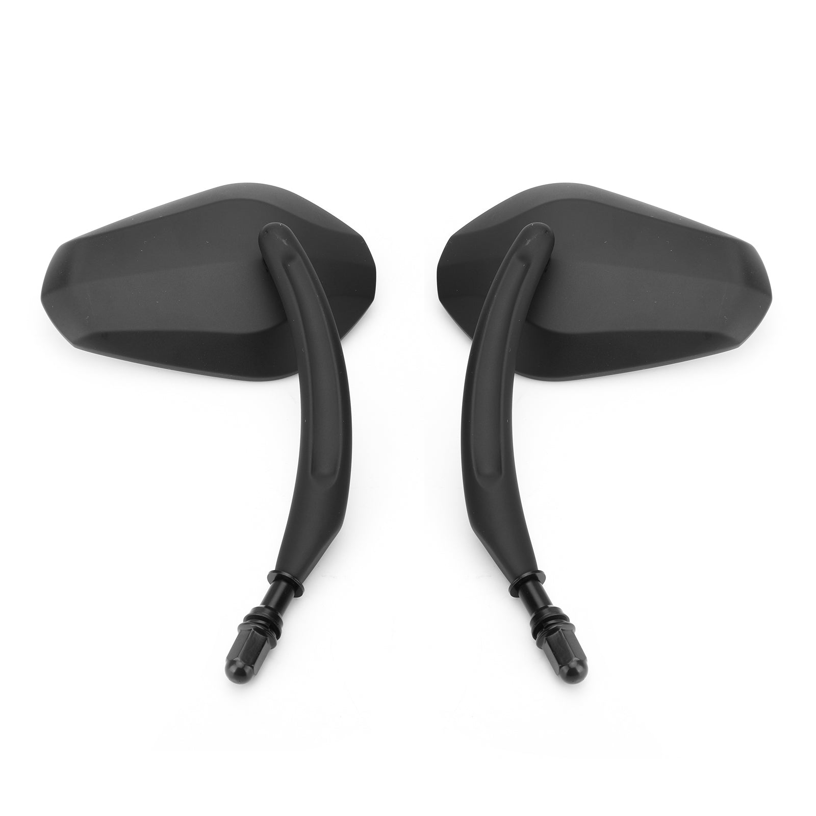 Espejos retrovisores de diamante negro para motocicleta Cruiser Touring Chopper Sportster genérico