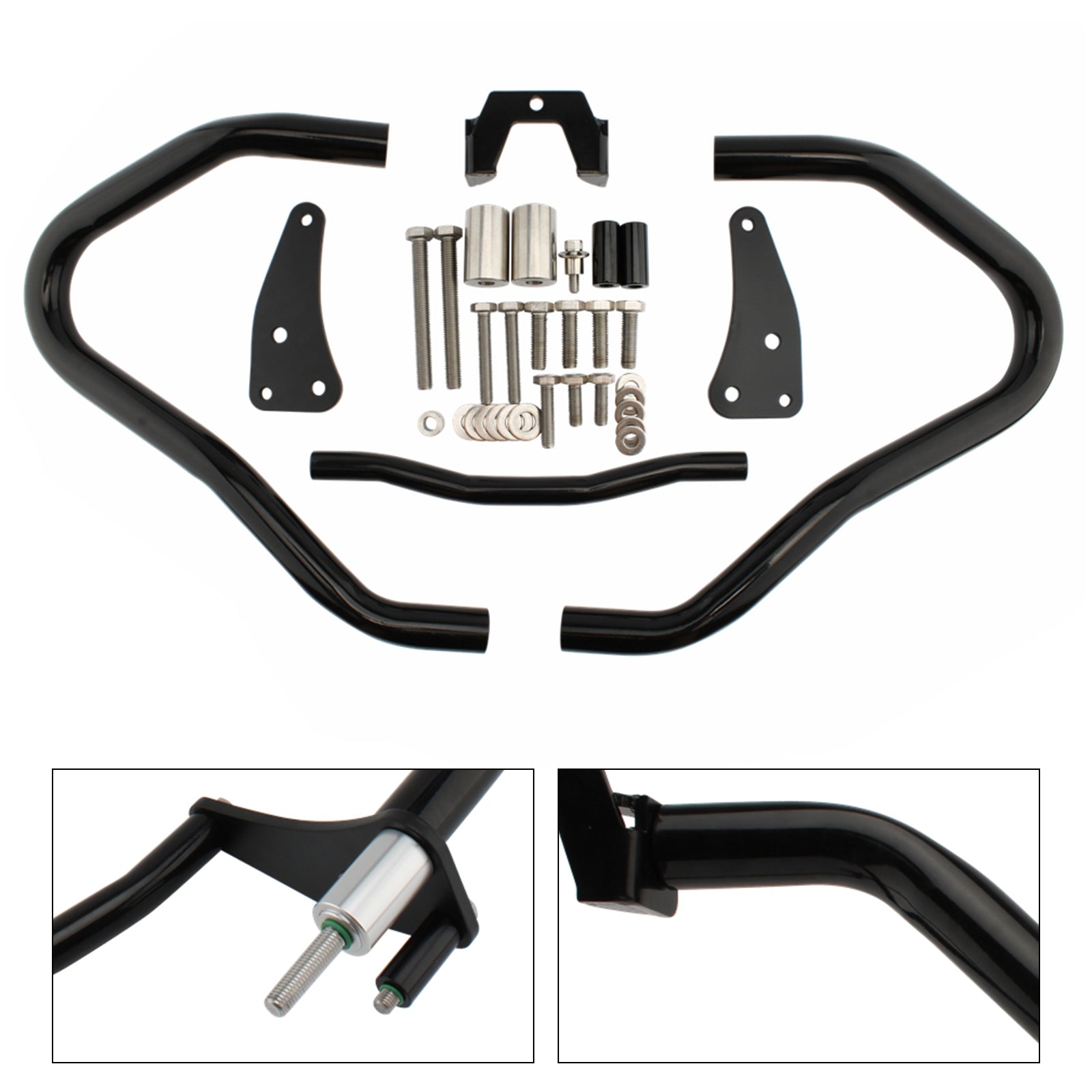 BMW R18 Classic 2020-2021 Bumper Strażowa ochrona silnika pasek awaryjny czarny ogólny