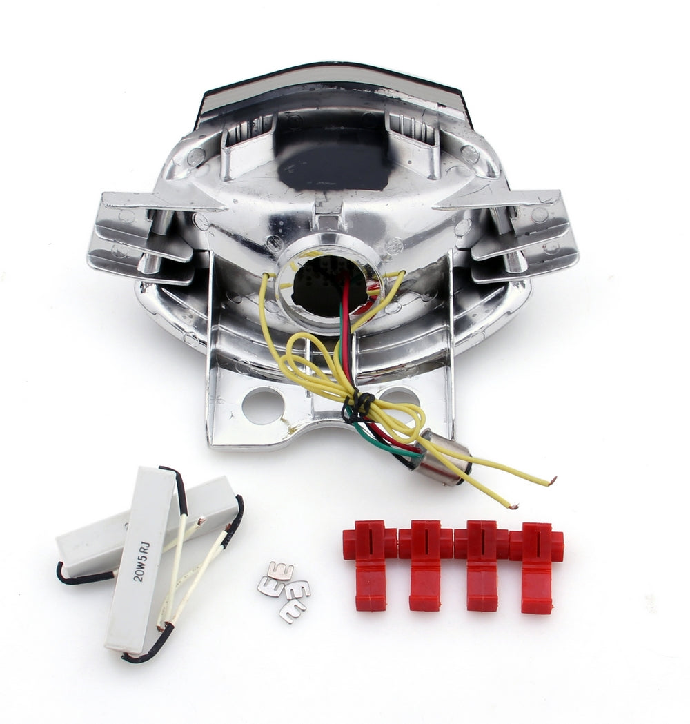 06-08 Kawasaki Ninja 650r LED-Rücklicht-Turnsignale klar