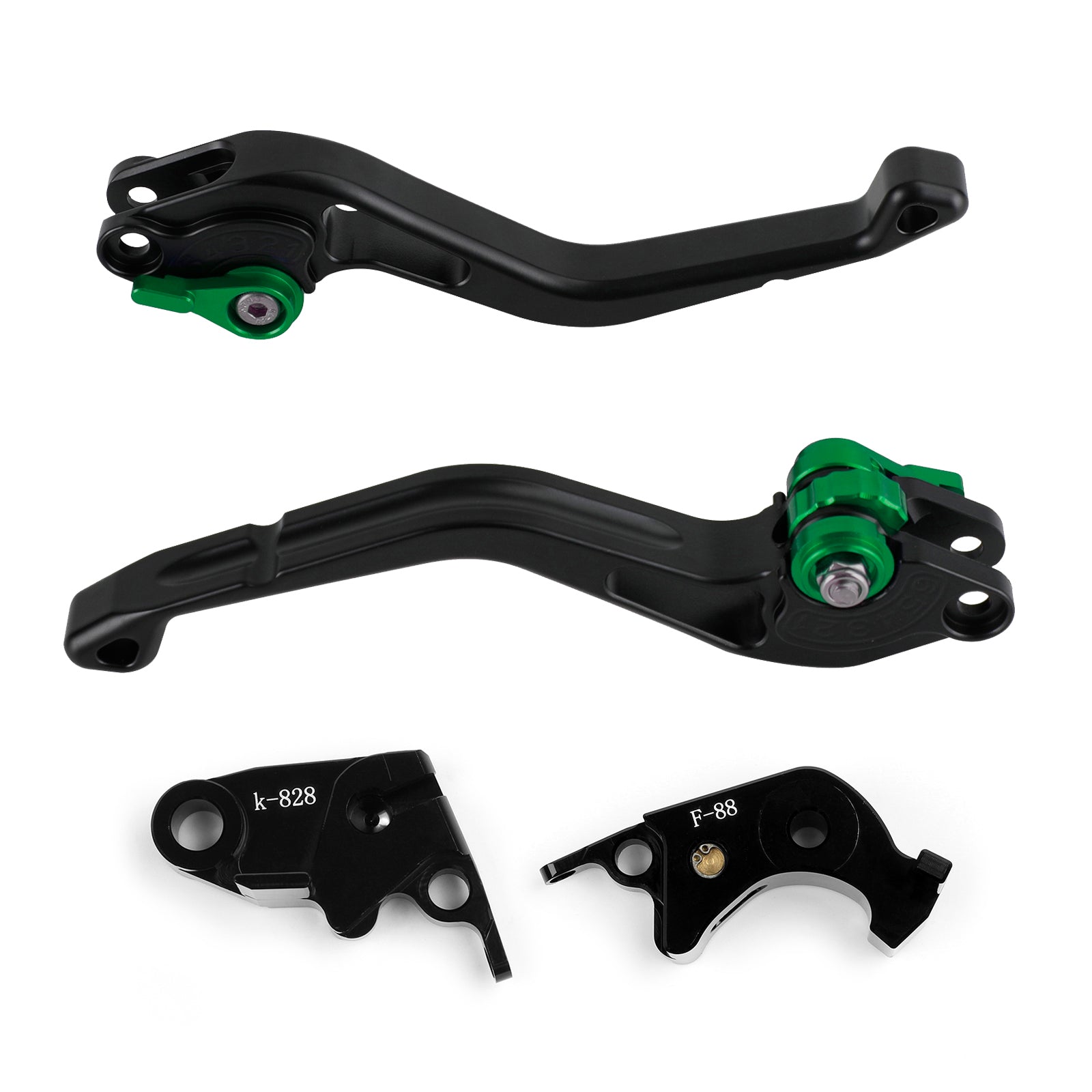 Nouveau levier de frein à embrayage court ajustement pour Kawasaki Z750R Z1000 ZX10R ZX6R/636